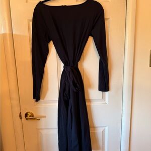 Ann Taylor Navy Long Sleeve Dress